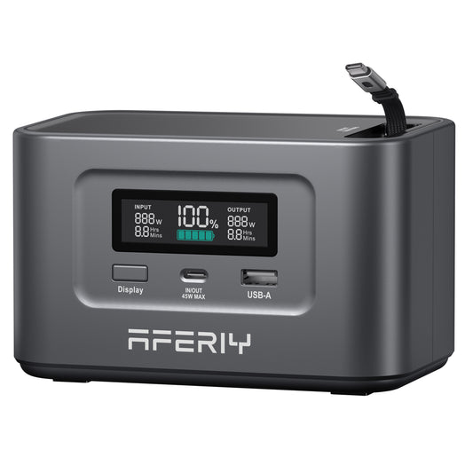 Aferiy Portable Power Station 100W 99.2Wh 31000mAh NANO100