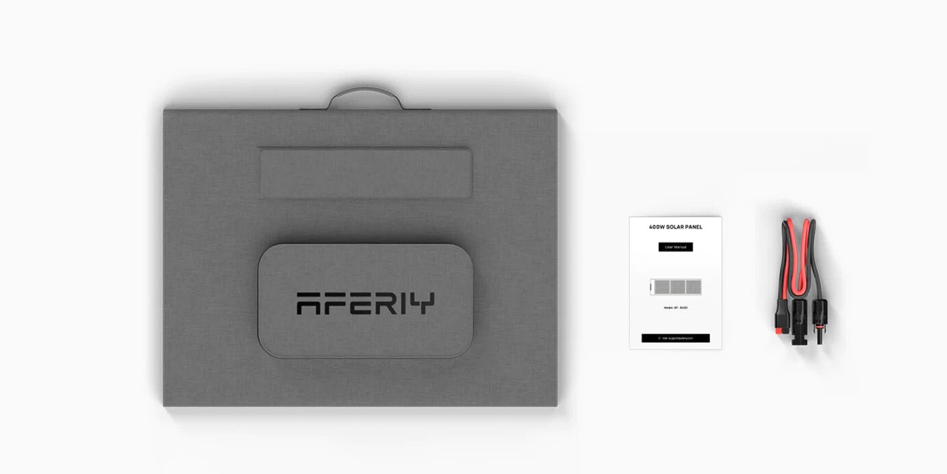 Aferiy P210 Portable Power Station 2400W 2048Wh + 400W Solar Panel