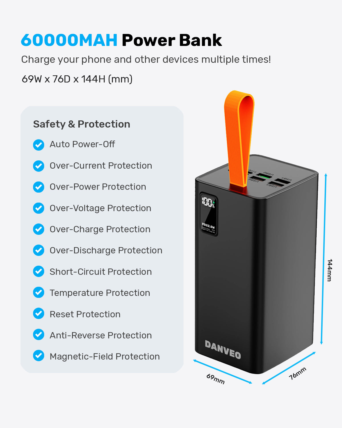 60000MAH Power Bank