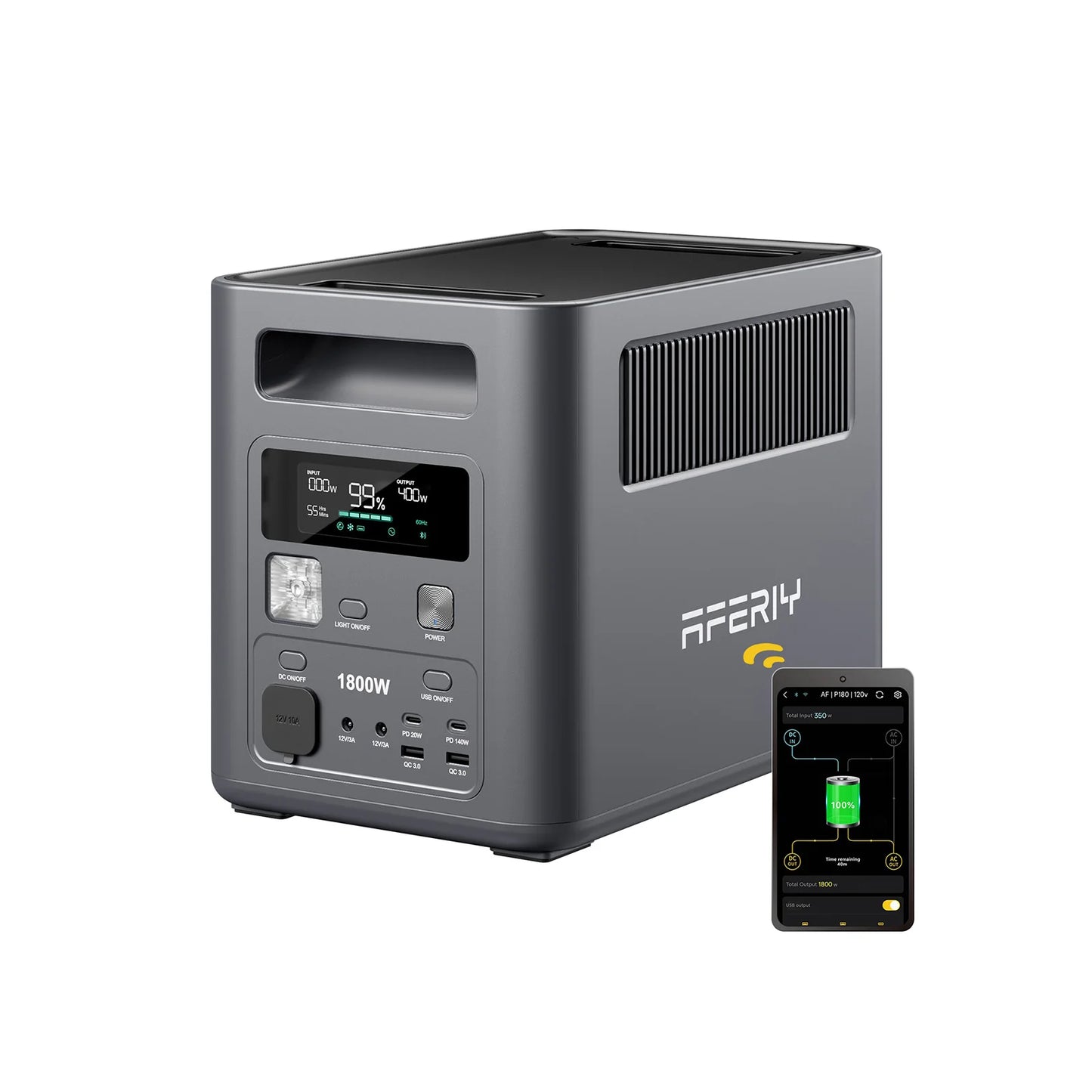 Aferiy P180 Portable Power Station 1800W 1024Wh