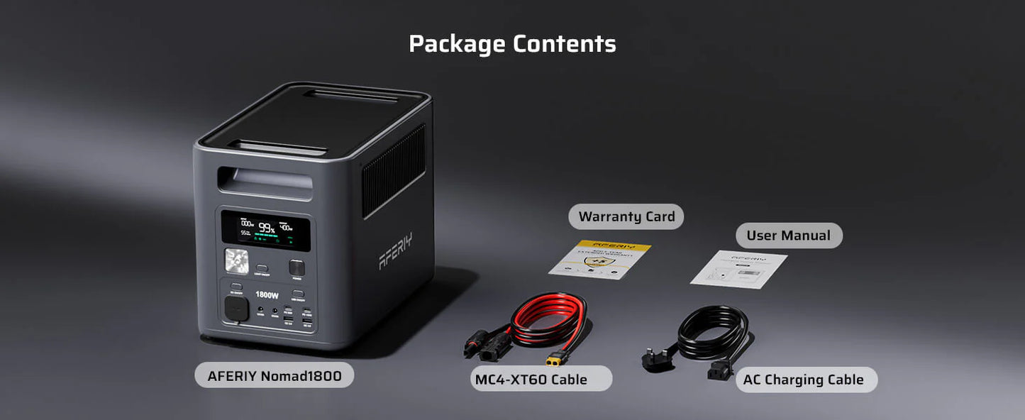 Aferiy P180 Portable Power Station 1800W 1024Wh