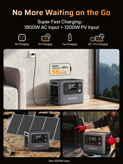 Aferiy P280 Portable Power Station 2800W 2048Wh