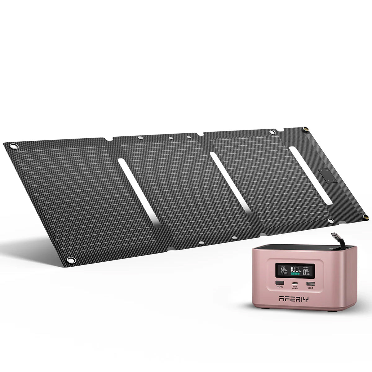 Aferiy Portable Power Station 100W 99.2Wh NANO100 Pink