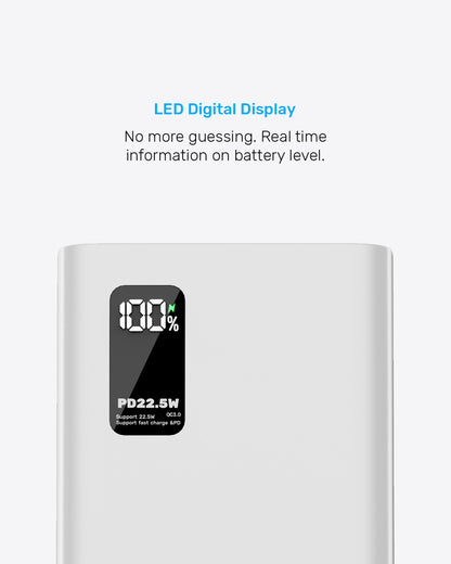 20000MAH Power Bank White
