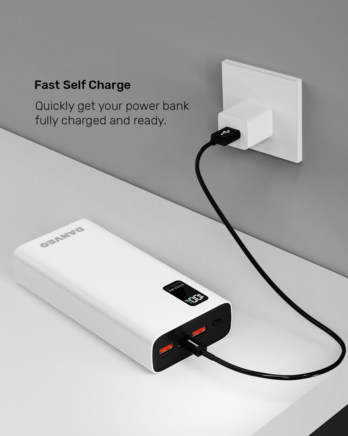 20000MAH Power Bank White