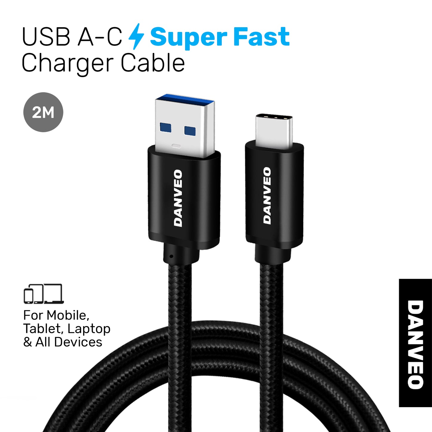 Danveo USB Charger Cable 60W