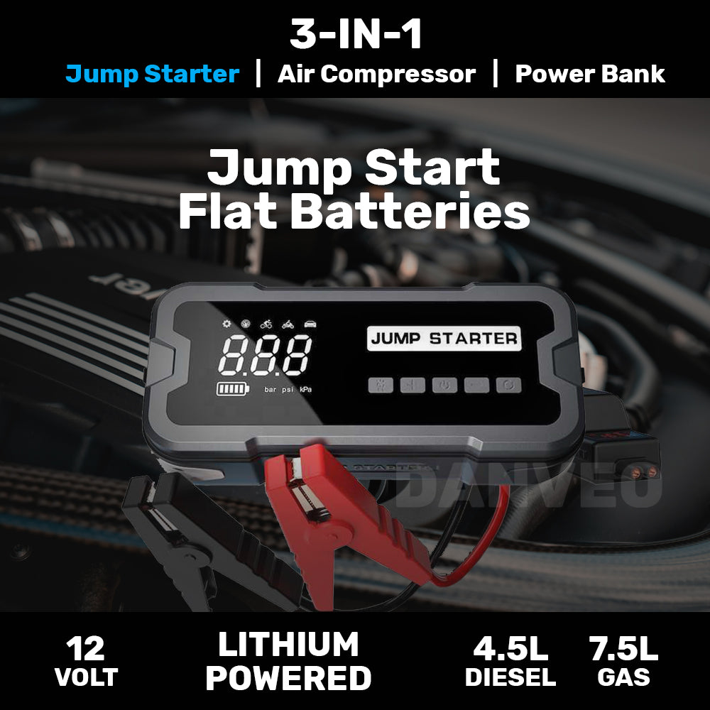 Car Jump Starter 4000A & Air 3-in-1