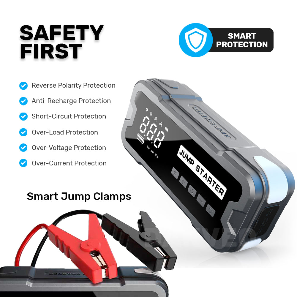 Car Jump Starter 4000A & Air 3-in-1