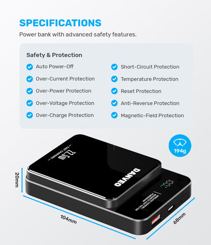 MagSafe Wireless Power Bank 10000MAH