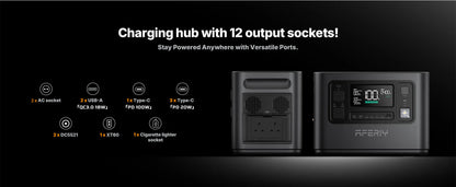 Aferiy P110-E Portable Power Station 1200W 1008Wh