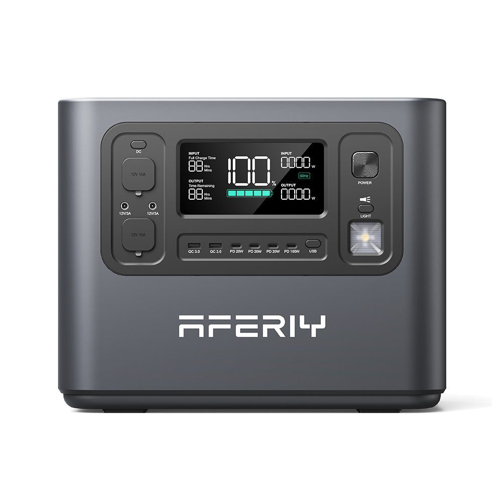 Aferiy P210 Portable Power Station 2400W 2048Wh + 400W Solar Panel