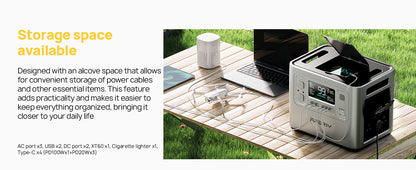 Aferiy P210 Portable Power Station 2400W 2048Wh - Silver