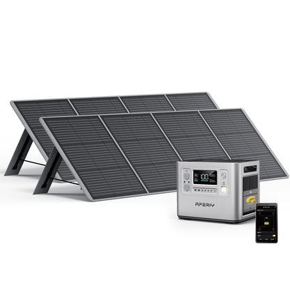 Aferiy P210 Portable Power Station 2400W 2048Wh - Silver