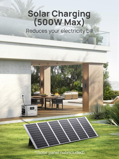 Aferiy P210 Portable Power Station 2400W 2048Wh - Silver