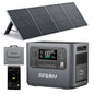 Aferiy P210 Portable Power Station 2400W 2048Wh + 200W Solar Panel