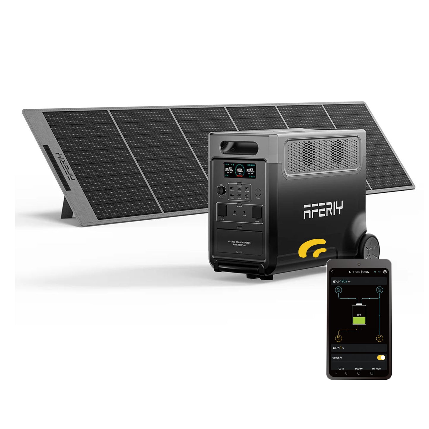 Aferiy P310 Portable Power Station 3600W 3840Wh P310 Expandable