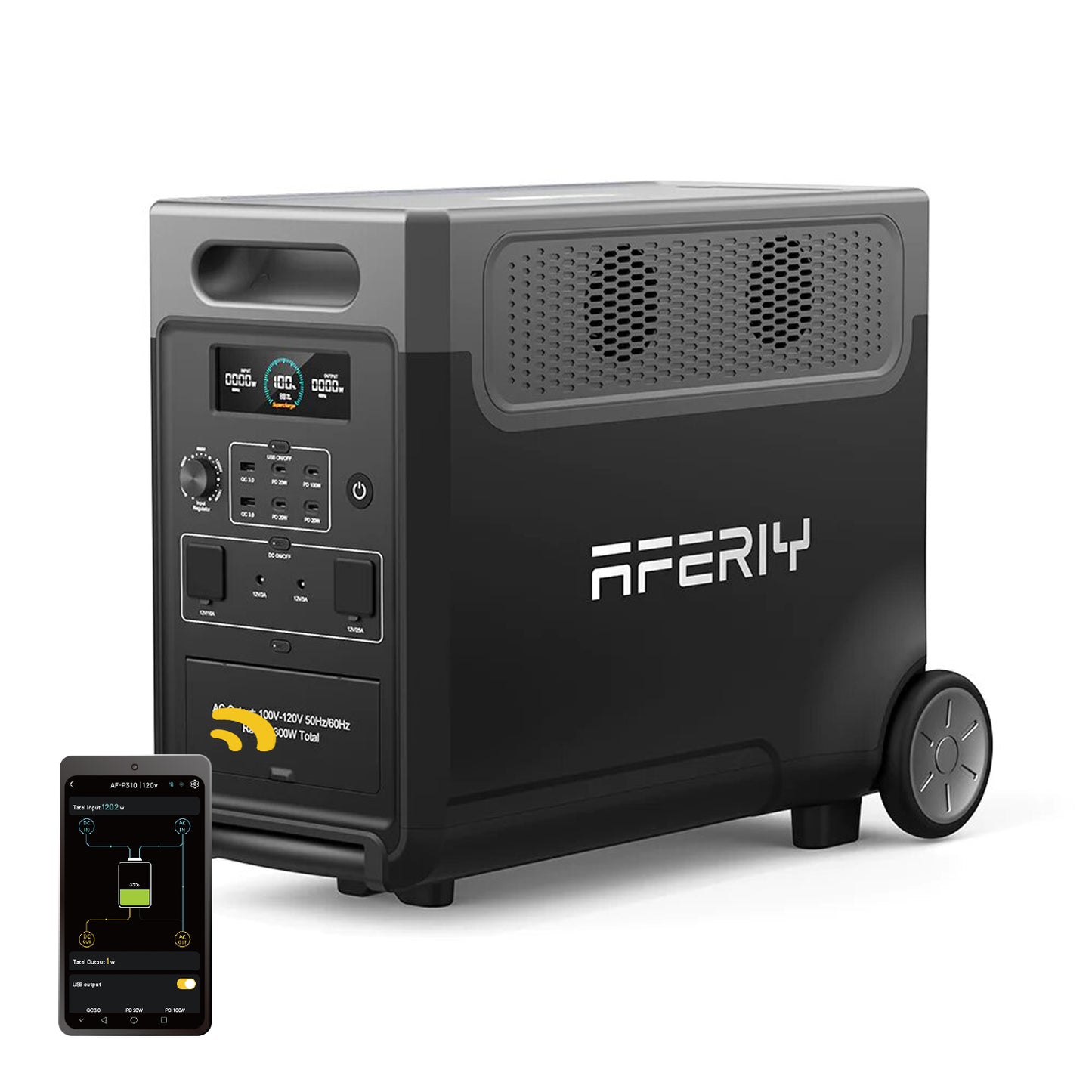 Aferiy P310 Portable Power Station 3600W 3840Wh P310 Expandable