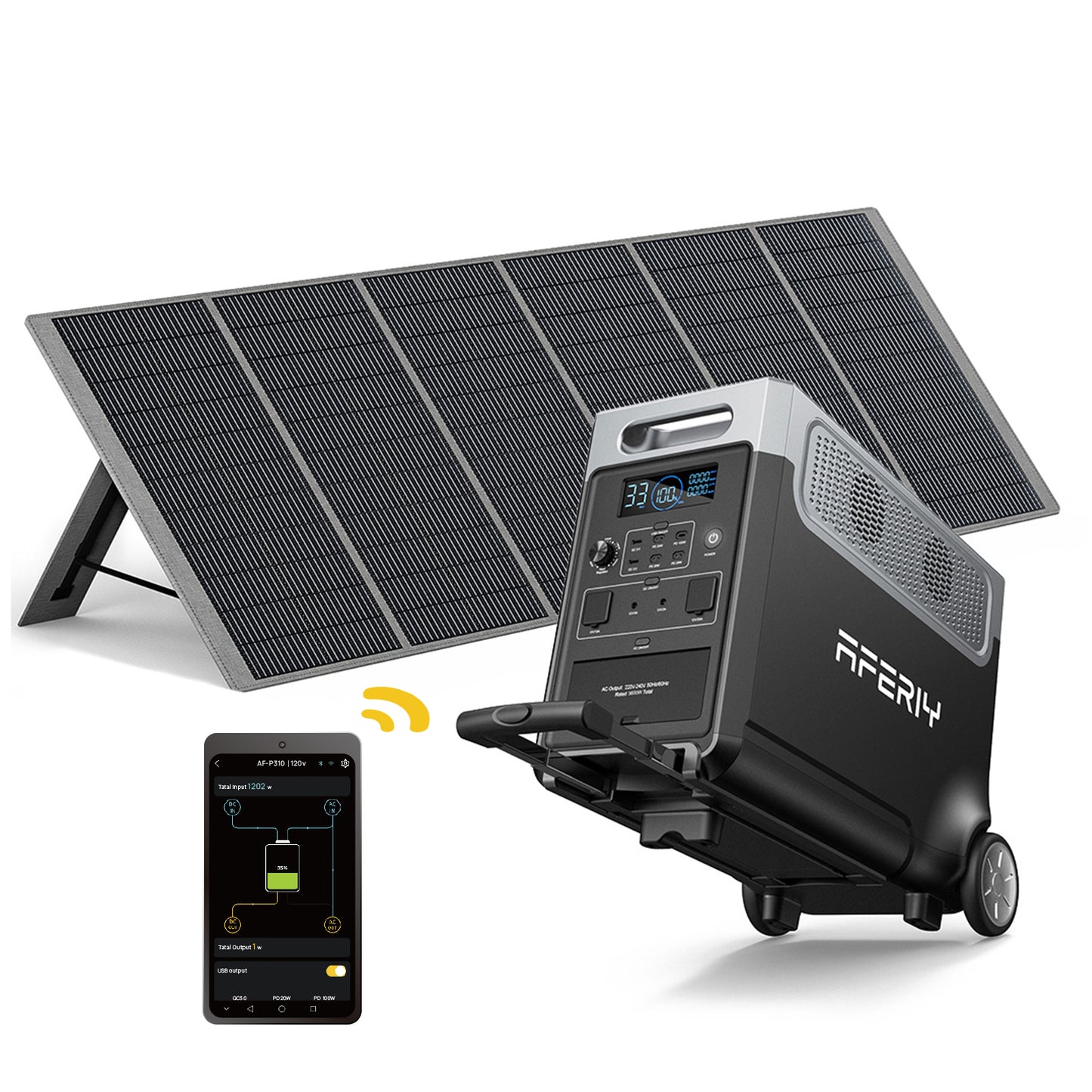 Aferiy P310 Portable Power Station 3600W 3840Wh P310 Expandable