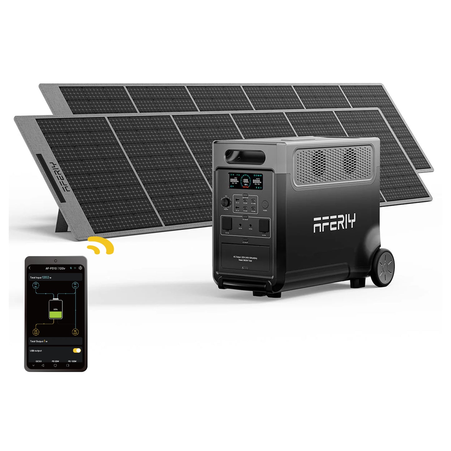 Aferiy P310 Portable Power Station 3600W 3840Wh P310 Expandable