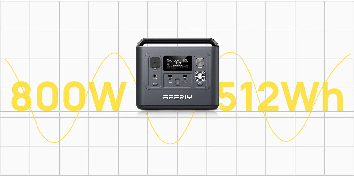 Portable Power Station 800W 512Wh