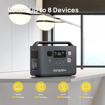 Portable Power Station 800W 512Wh