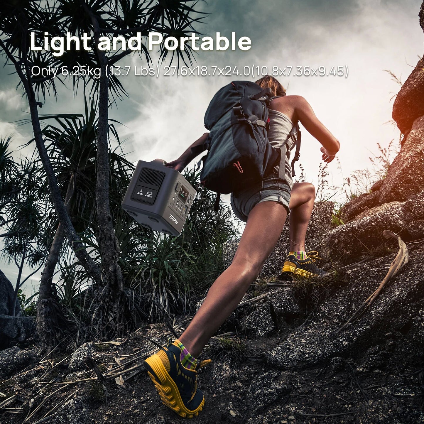 Portable Power Station 800W 512Wh