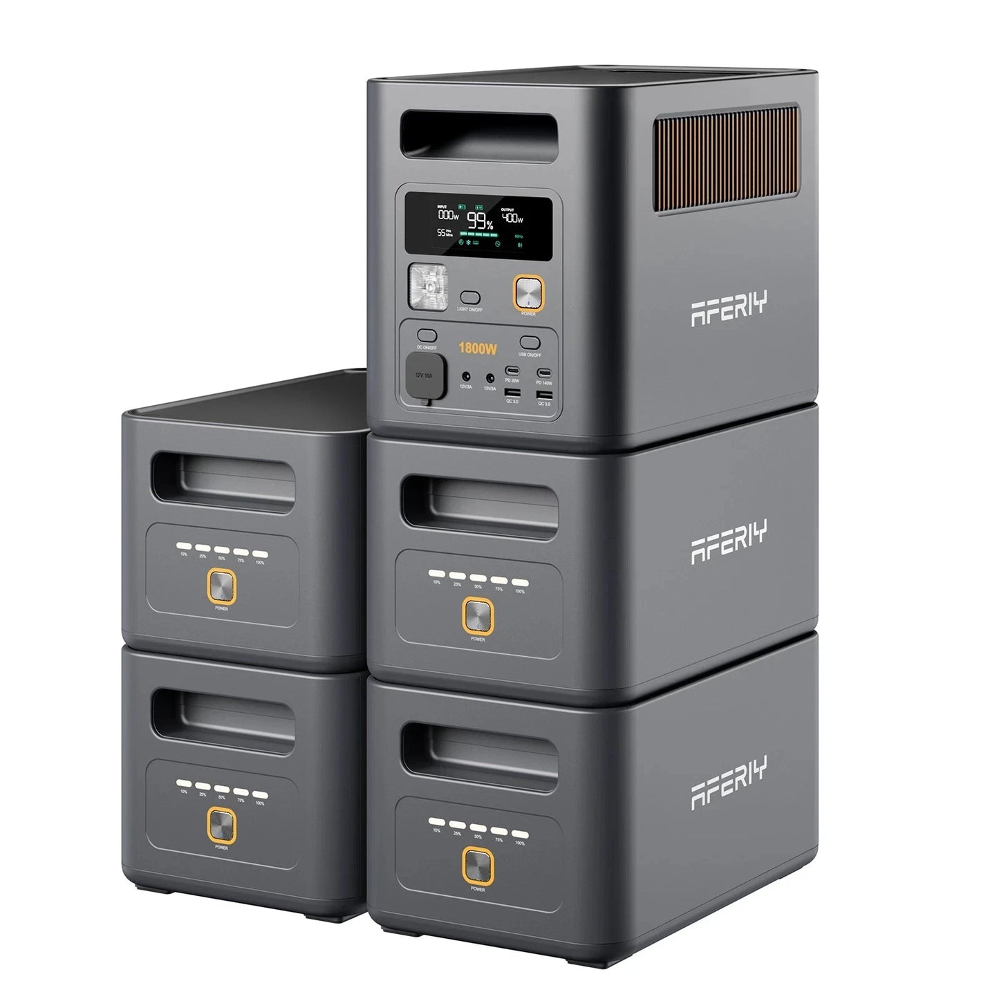 Aferiy P180 Pro Portable Power Station 1800W 1024Wh-5120Wh